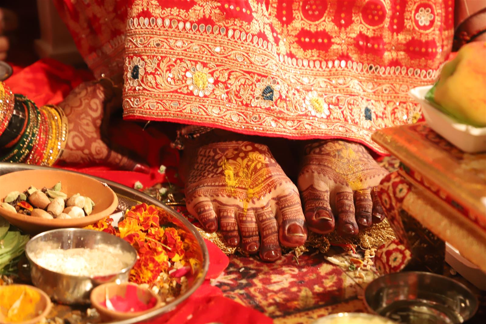 Romantic candid glance